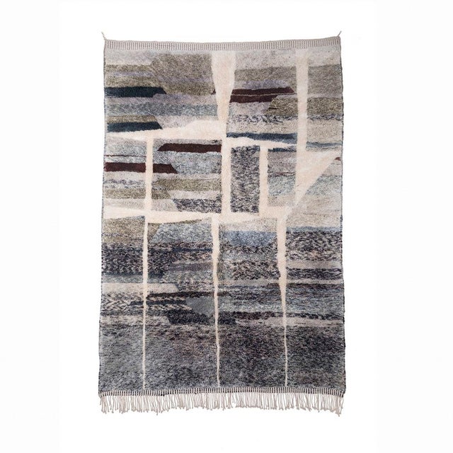 Artistic Hand-Knotted Wool Rug by Azele Studio For Sale - Image 10 of 10