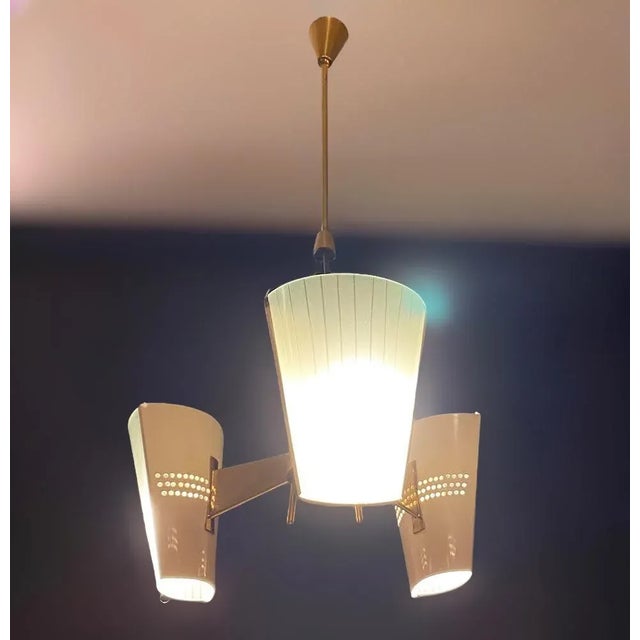 1960s Midcentury Pendant by Stilnovo For Sale - Image 6 of 9