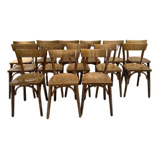 Bistro Bentwood Bistro Chairs, 1930s, Set of 14 For Sale