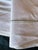 A beautiful antique French linen top sheet dating to approximately 1920, made from substantial heavyweight white linen and...