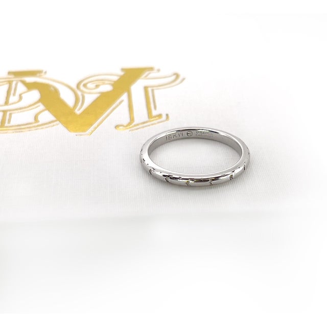 Art Deco 1920s Vintage Traub Orange Blossom Band, Size 6.25 For Sale - Image 3 of 7