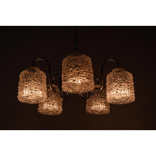Mid-Century Chandelier from Lidokov, 1960s For Sale - Image 10 of 13