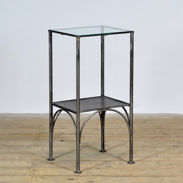 Iron Bedside Table, 1910s For Sale - Image 4 of 8