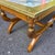 Pair of 19th Century Neoclassical Style Reverse Painted Glass Top Curule Base Cocktail/Side Tables For Sale In Washington DC - Image 6 of 9