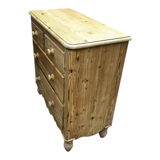 1980s Vintage French Pine Chest of Drawers, 1980s For Sale - Image 5 of 7