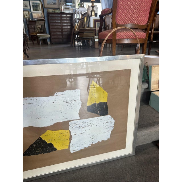 Drawing on paper made with mixed media