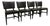 Set of 4, Christian Liaigre "Harry" Dining Chairs, 2010s For Sale