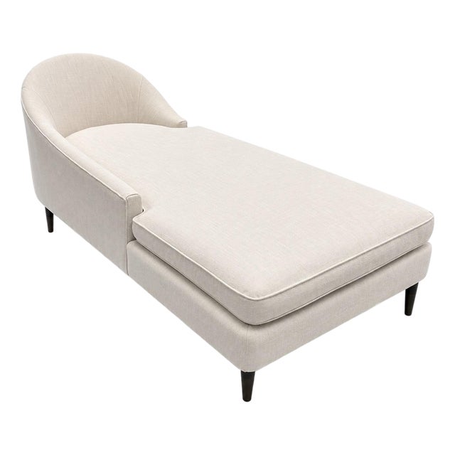 Baker Furniture Serene Chaise by Kara Mann, Milling Road Collection, Laf, Perennials Upholstery For Sale