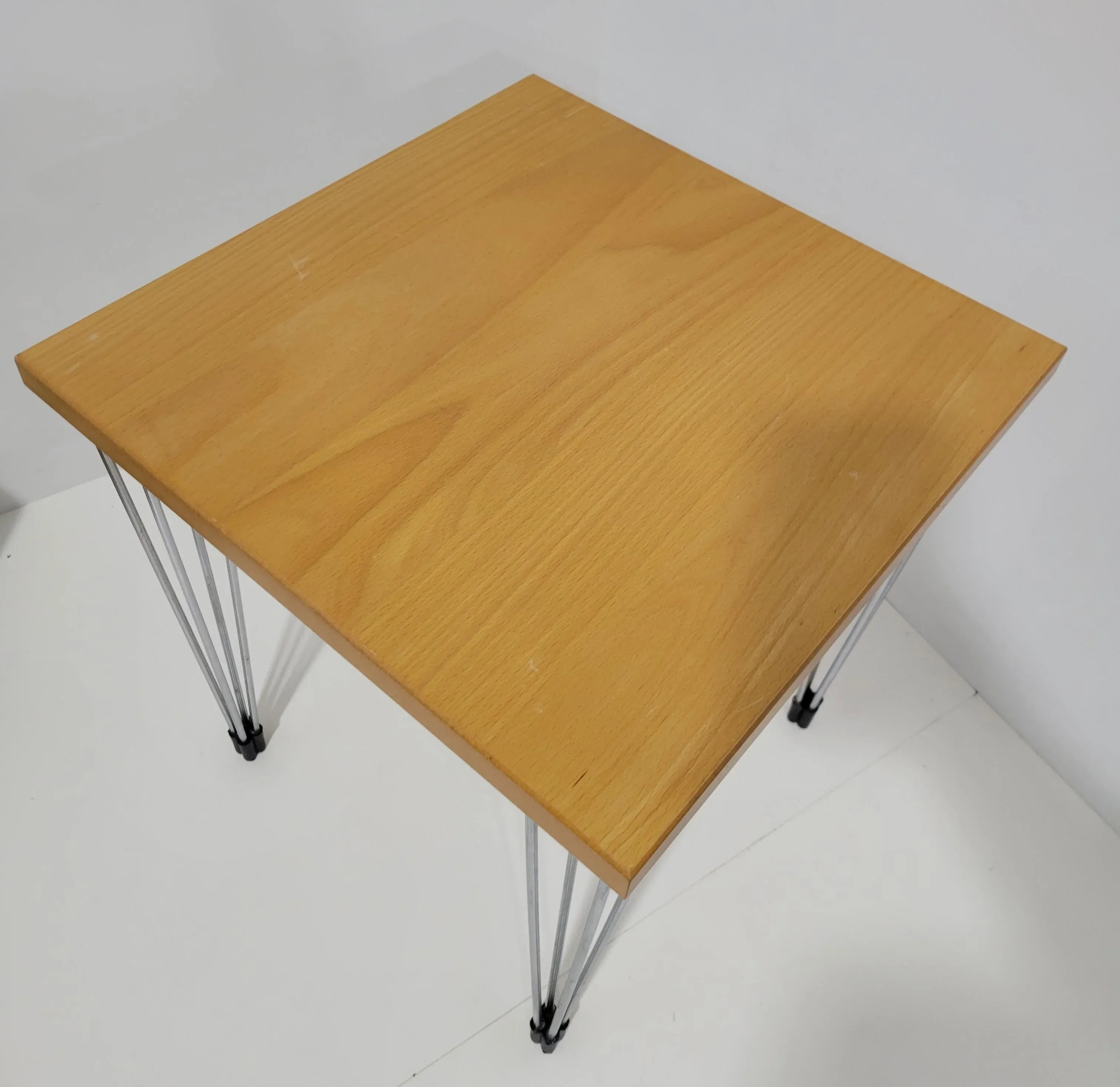 1980s Fritz Hansen Attributed Danish Modern Pin Age Birch Side