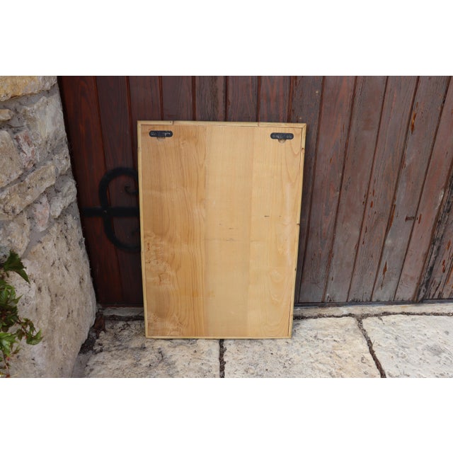Large Rattan and Bamboo Mirror from Dal Vera, Italy, 1970 For Sale - Image 6 of 7