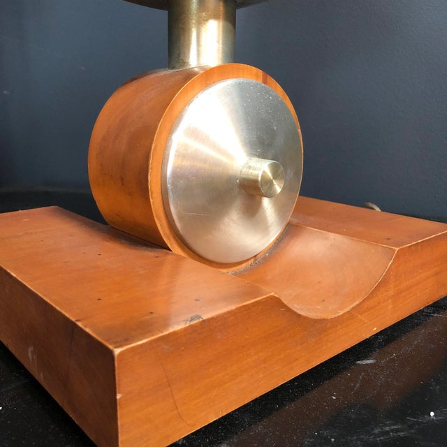 Chrome 1960s Italian Space Age Turn Able Table Lamp For Sale - Image 8 of 9