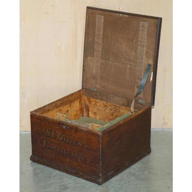 Antique Victorian Campaign Chest For Sale - Image 14 of 18