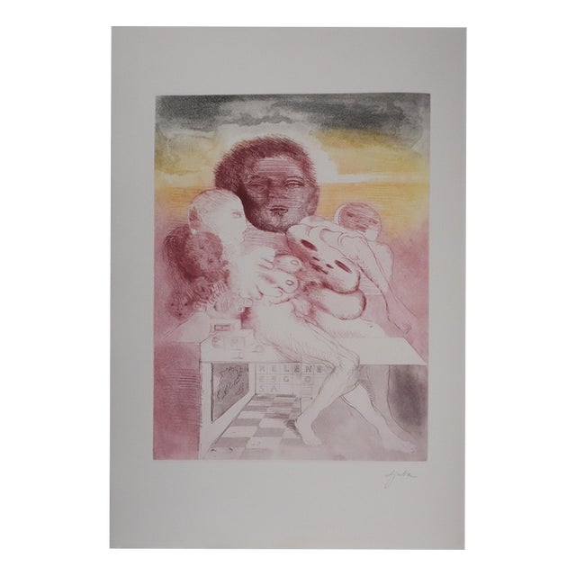 Popovic Ljuba, Silhouettes with Helen, Engraving For Sale