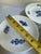 1980's Royal CopenhagenDenmark Blue Flowers Braided Edges Six(6) Salad Plates 7.5",Six(6) 7" Saucers(#8195),Six(6) Saucers 6.5"(#8269) - 18 pcs For Sale - Image 10 of 18