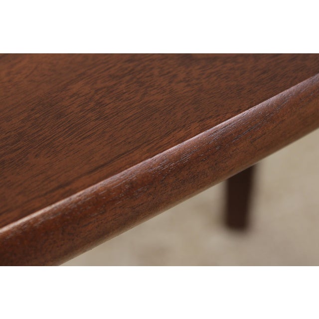 Brown Mid Century Design Modern Walnut Console Table For Sale - Image 8 of 12