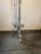 French Silvered Floor Lamp on a Scrolled Tripod Base For Sale In New York - Image 6 of 12