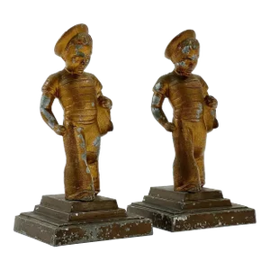 Pair of 1930s Art Deco Frankart Sailor Boy Bookends