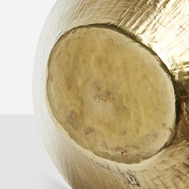 Brass Bowl by Hayno Focken For Sale - Image 9 of 9