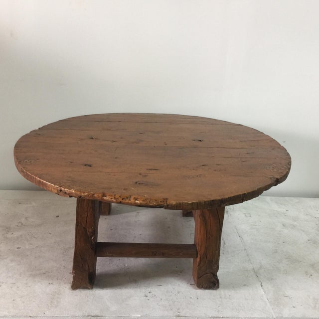 Antique Chinese Huanghuali Hardwood Round Table For Sale - Image 16 of 18