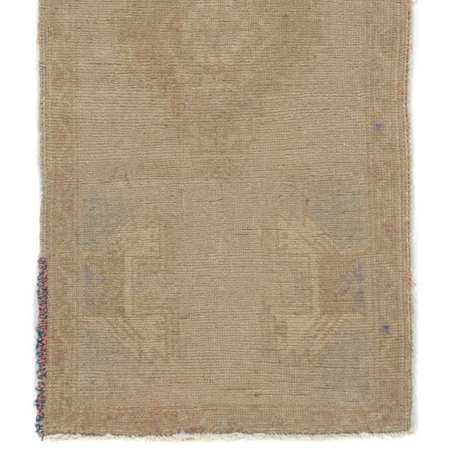 Traditional 1950s Vintage Turkish Yastik Area Rug, 1'8 X 3'10 For Sale - Image 3 of 5
