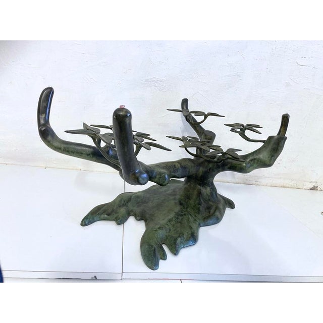 1980s Hollywood Regency Bonsai Coffee Table by Willy Daro, 1970s For Sale - Image 5 of 15