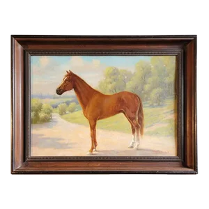 Signed & Dated 1914 Oil Painting in Frame