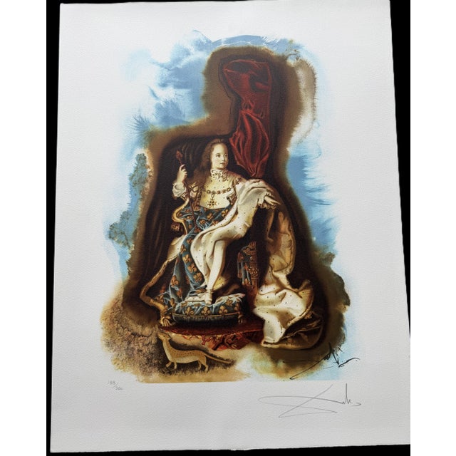 1970s Salvador Dalí “Little Prince” — Signed Limited Edition Lithograph, 199/300, Framed For Sale In Atlanta - Image 6 of 11