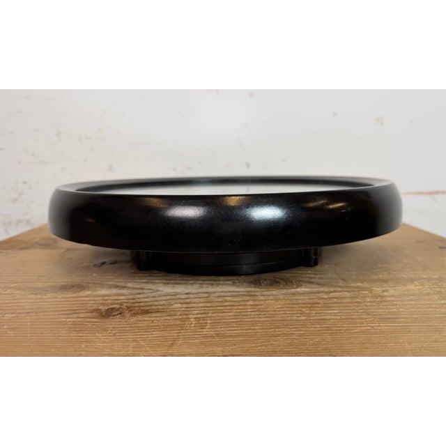 Brown Industrial Bakelite Factory Wall Clock from Elektročas, 1990s For Sale - Image 8 of 18