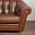 Pair of 20th Century English Brown Leather Club Chairs For Sale - Image 4 of 16