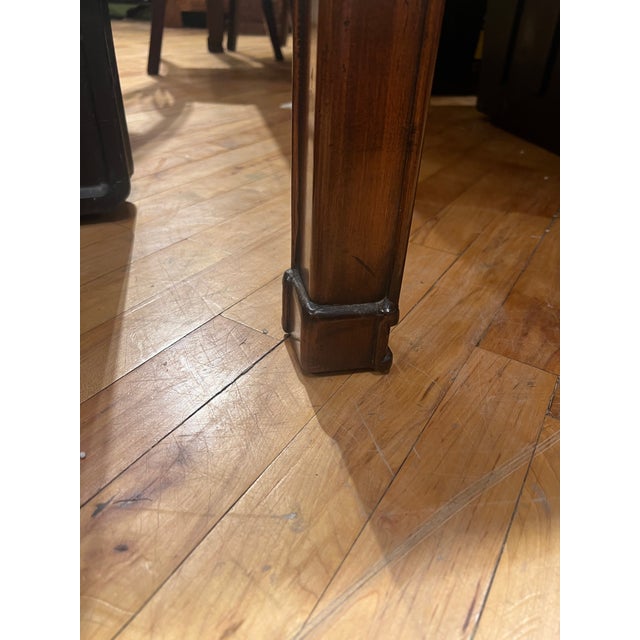 Italian Scagliola Marble Specimen Decorated Dining Table on Ming Style Base For Sale - Image 4 of 12