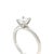 Tiffany & Co. Platinum Princess Cut Diamond Engagement Ring 0.82ct 4.5gSize 6.75 For Sale - Image 6 of 11
