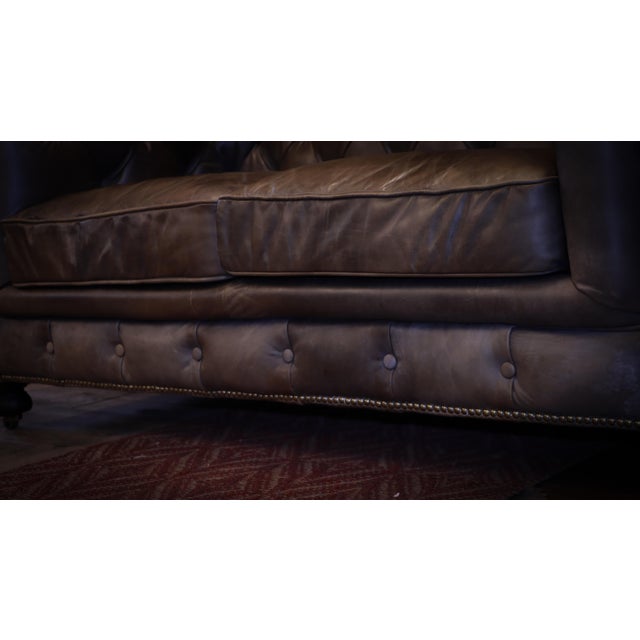 Westminster Two-Seater Leather Sofas from Timothy Oulton, 2016, Set of 2 For Sale - Image 6 of 18