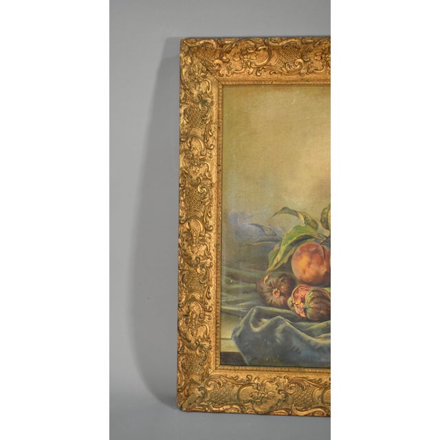 Wood Large Louis XV Style Giltwood Picture Frame with Intricate Decoration, 1890s For Sale - Image 7 of 13