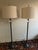 A beautiful, retired pair of "Crystal Ball Urn" floor lamps from Restoration Hardware. Exceptional in weight and build,...