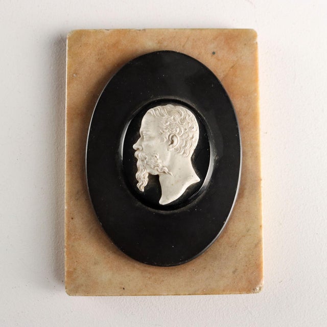 Black Cameo with the Face of Vittorio Emanuele II For Sale - Image 8 of 8