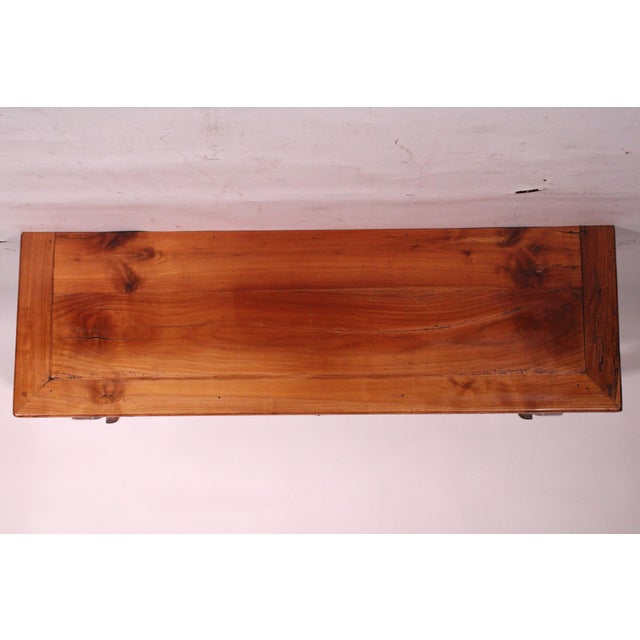 1950s Louis XV Provincial Style Fruit Wood Sofa Table For Sale - Image 5 of 12