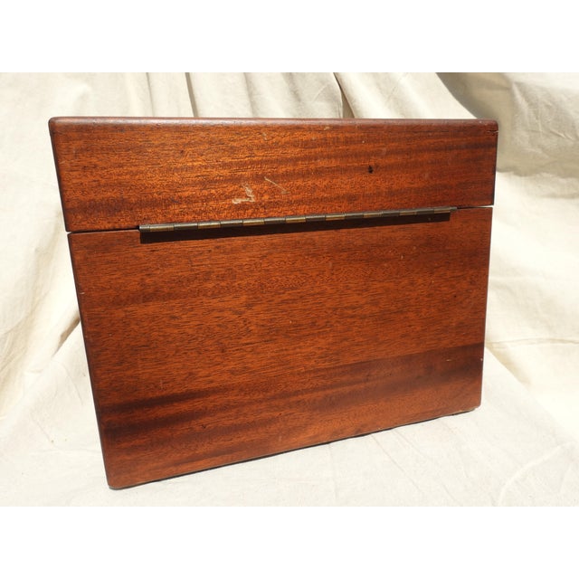 Auburn Mid-Century Mahogany Tantalus Set- 6 Pieces For Sale - Image 8 of 11