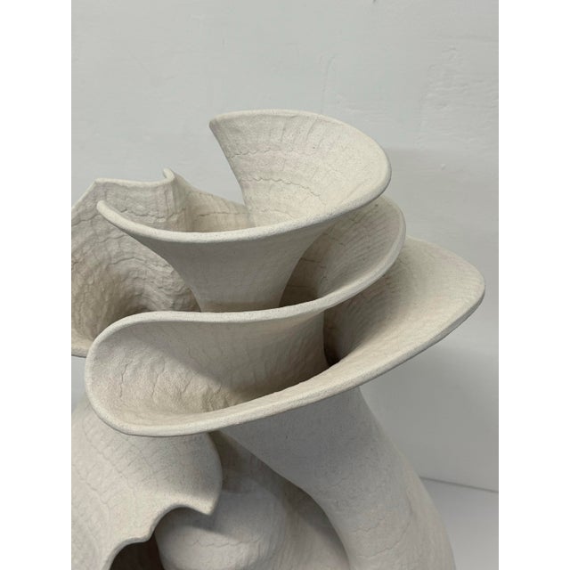 Ceramic Guy Dawson Large Modernist Sculptural Studio Pottery Vase, Signed For Sale - Image 7 of 12