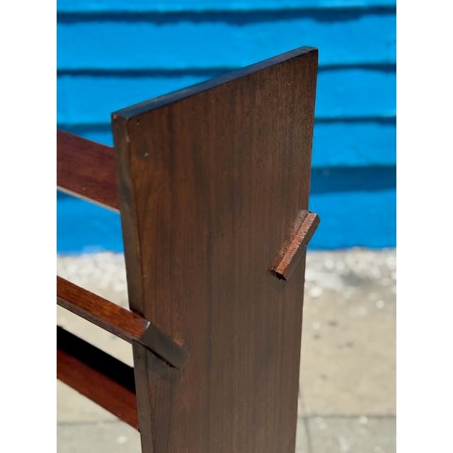 Vintage Mahogany Record/Book Case For Sale In Los Angeles - Image 6 of 9