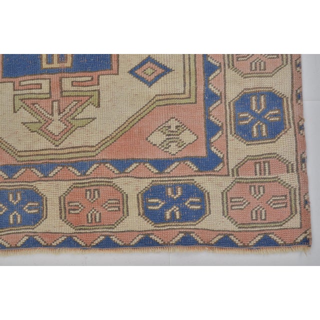 1960s 1960s Oushak Anatolian Kurdish Carpet For Sale - Image 5 of 10