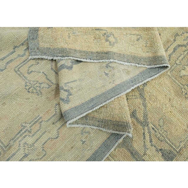 Textile Turkish Oushak Rug 9'9" x 12'1" #18687 For Sale - Image 7 of 8