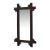 Antique Elongated Cross-Hatch Mirror, Circa Early 20th Century For Sale