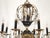 Antique 8 Arm 11 Light Epic Empire Birdcage Brass Cut Lead Crystal Chandelier For Sale - Image 4 of 12