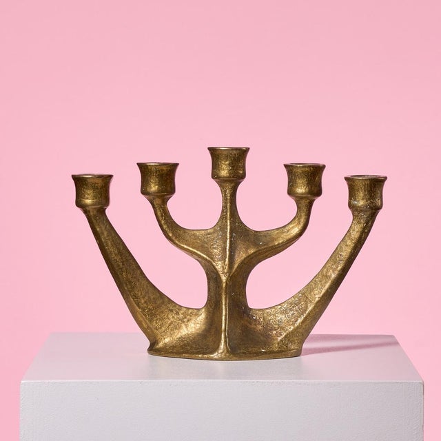 Mid-Century Modern Vintage Candlestick by Horst Dalbeck, 1960s For Sale - Image 3 of 7