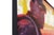 Neon Nights by Stefan Smit | Oil on panel Portrait of a person against a neon background. For Sale - Image 4 of 5