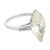 1950s Mid Century Gia 3.83 Carat Marquise Cut Diamond Platinum Engagement Ring, Size 6.25 For Sale - Image 5 of 8