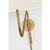 Canto Grande Swinging Wall Light in Hand-Rubbed Antique Brass with Linen Shade Designer: Thomas O'Brien Finish: Hand-...