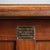 Antique Italian Walnut Desk with Green Inlay, 1900s For Sale - Image 10 of 11