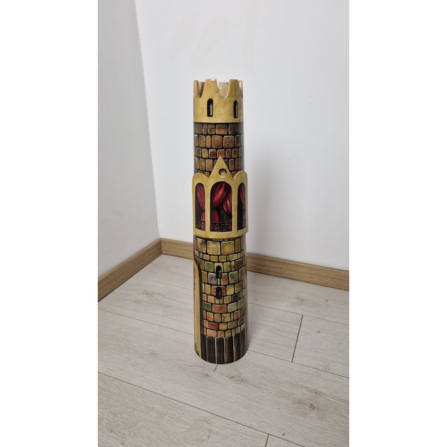 Vintage Tower-Shaped Floor Ashtray by Aldo Tura, 1950s For Sale - Image 16 of 16
