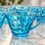 Absolutely stunning set of 8 vintage Hazel-Atlas Capri Dots glass teacups in a breathtaking turquoise/aqua blue! Dating to...